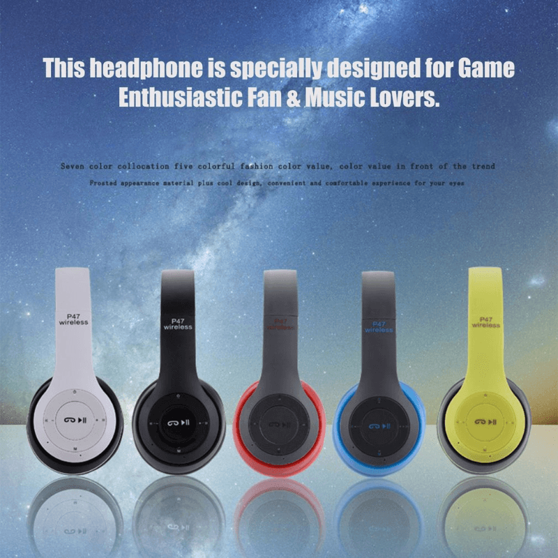 Wireless Gaming Headphone Bluetooth Sport Headset - LuxNovaHub 