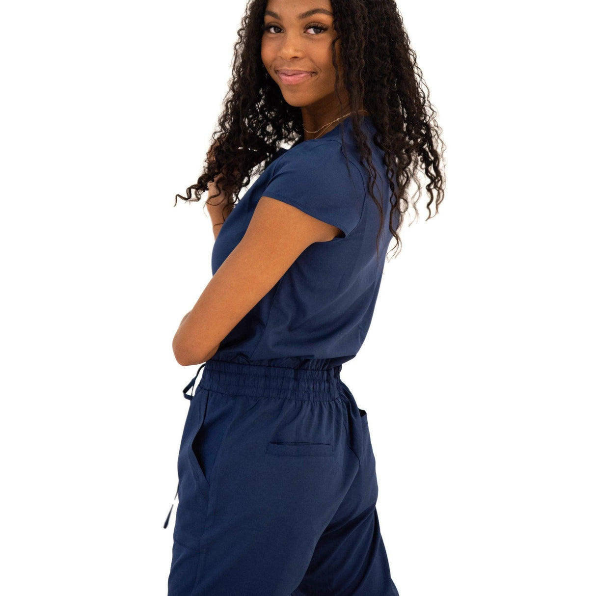 DT Unity Jumpsuit in Navy - LuxNovaHub 