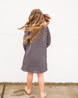 Geometric Print Shift Dress for Little Girls - LuxNovaHub 