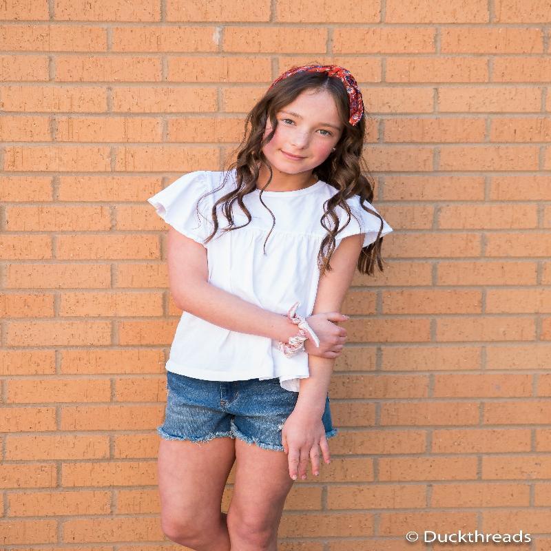 Tractr Dark Distressed Denim Shorts for Girls - LuxNovaHub 