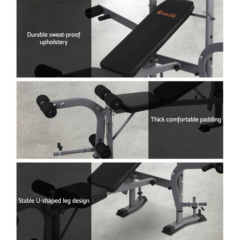 Everfit Multi Station Weight Bench - LuxNovaHub 