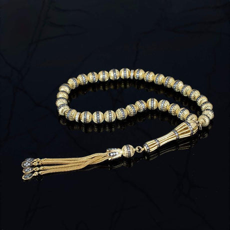 Beads Zirconia Paved Tasbih Muslim - LuxNovaHub 