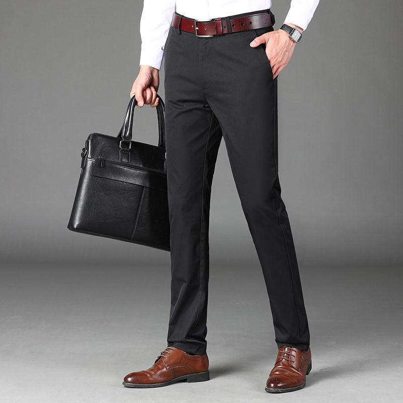 Fashion Men's Pants 2022 | Casual Suits Pants Men | Men Business - LuxNovaHub 