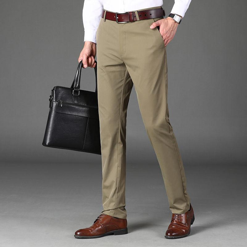 Fashion Men's Pants 2022 | Casual Suits Pants Men | Men Business - LuxNovaHub 