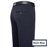 Formal Pants Men Thick Autumn Black Blue Grey