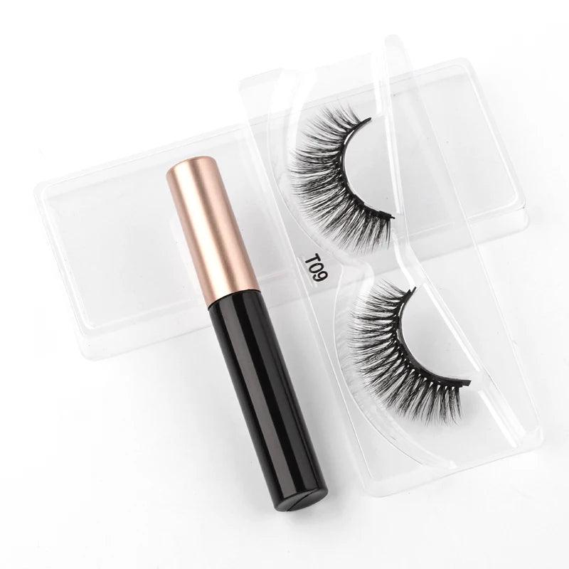 Magnetic Lash Kit - 3D Mink Lashes & Waterproof Magnetic Eyeliner for All-Day Glam