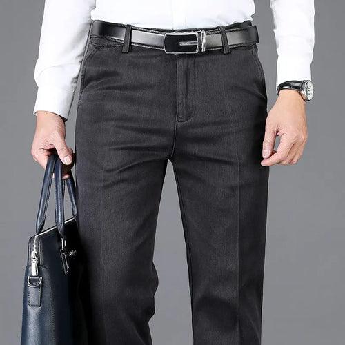 Classic Style Autumn and Winter Men's Thick High Waist - LuxNovaHub 