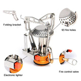 Gas Stove Heater Tourist Burner Foldable - LuxNovaHub 