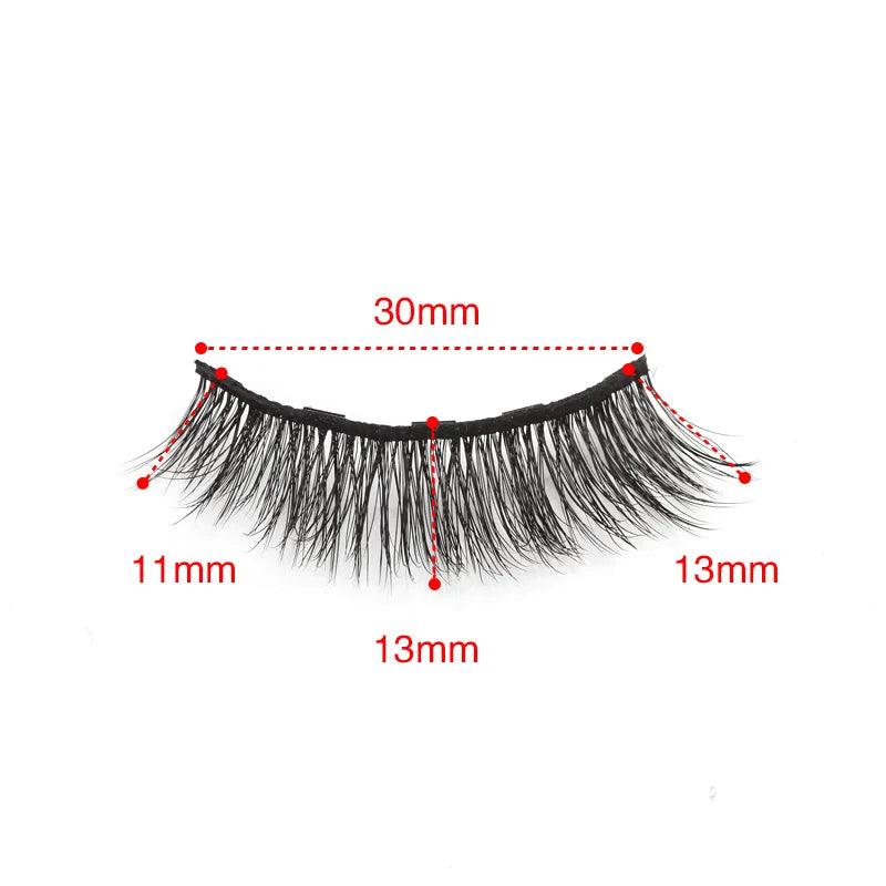 Magnetic Lash Kit - 3D Mink Lashes & Waterproof Magnetic Eyeliner for All-Day Glam