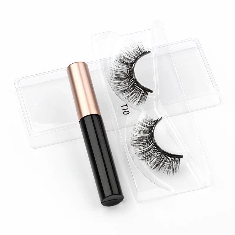 Magnetic Lash Kit - 3D Mink Lashes & Waterproof Magnetic Eyeliner for All-Day Glam