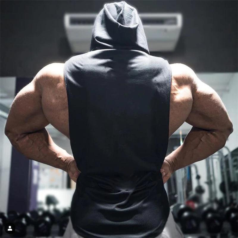 Men Summer Fitness Clothing Bodybuilding Hoody - LuxNovaHub 