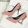 Stiletto High Hills For Women Office Shoes - LuxNovaHub 