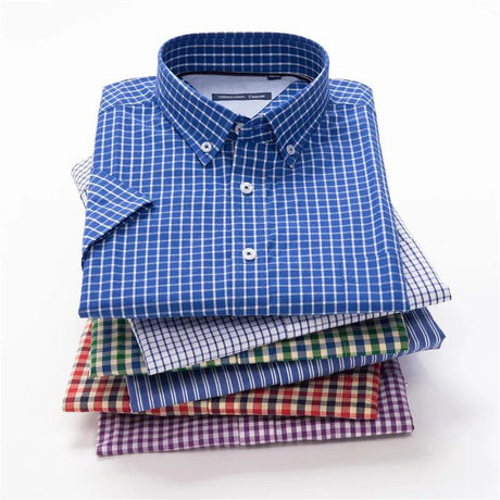 Cotton summer men's shirt - LuxNovaHub 