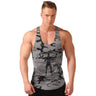 Men Bodybuilding Tank Tops Camouflage Sleeveless - LuxNovaHub 