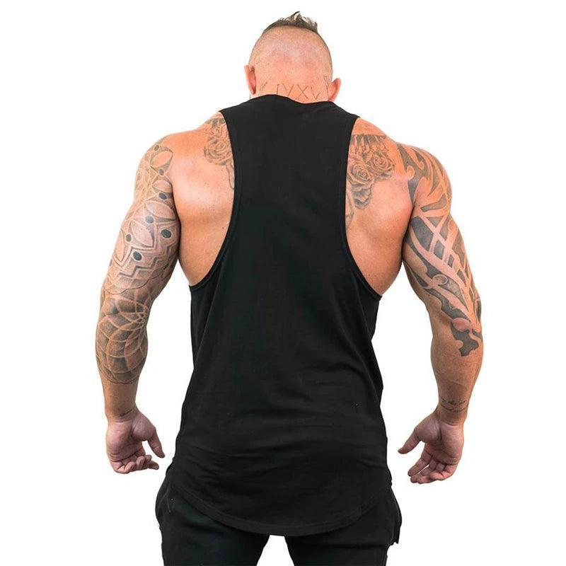 Workout Gym Clothing Tank Top Man Shirt Mesh Fitness Training - LuxNovaHub 