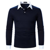 Polo Shirt Solid Business Formal - LuxNovaHub 