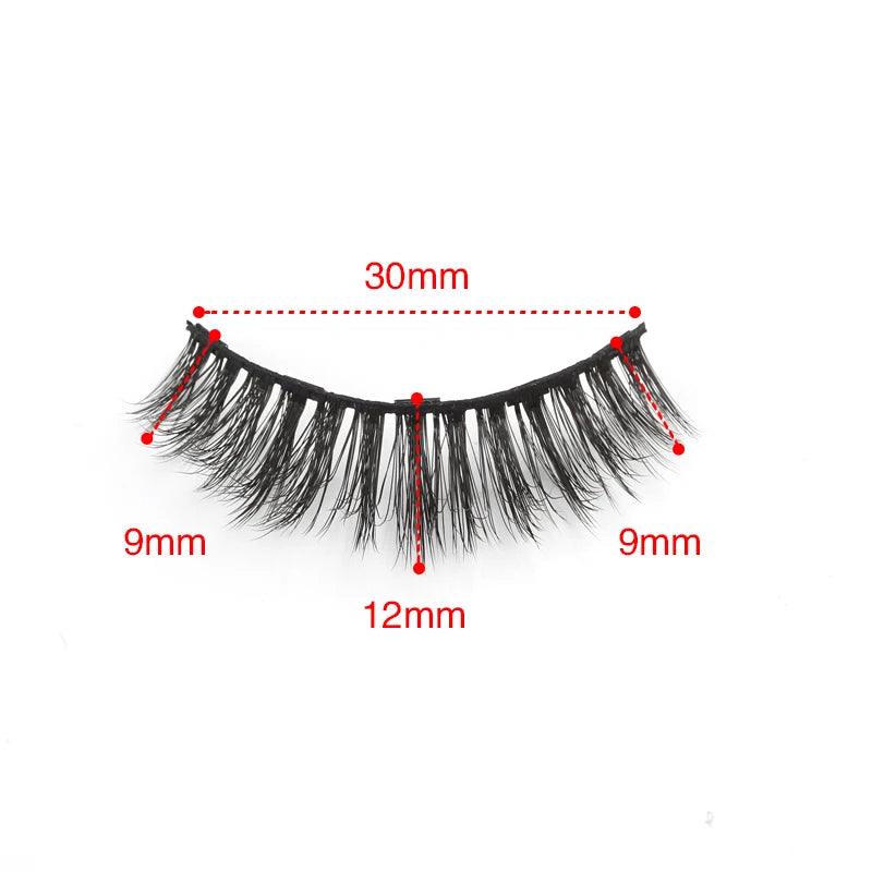 Magnetic Lash Kit - 3D Mink Lashes & Waterproof Magnetic Eyeliner for All-Day Glam