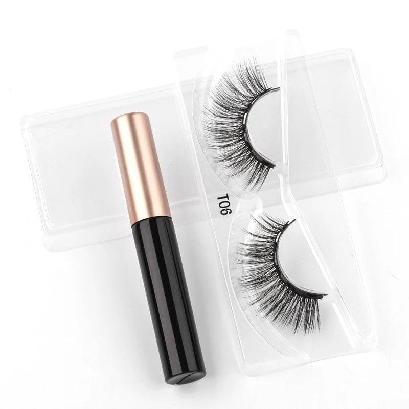 Magnetic Lash Kit - 3D Mink Lashes & Waterproof Magnetic Eyeliner for All-Day Glam