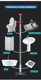 60cm Spring Pipe Dredging Tool - LuxNovaHub 