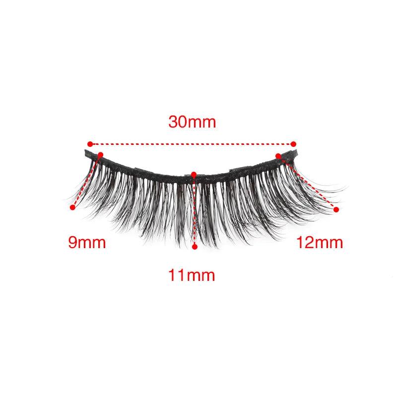 Magnetic Lash Kit - 3D Mink Lashes & Waterproof Magnetic Eyeliner for All-Day Glam