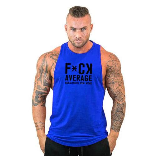 Workout Gym Clothing Tank Top Man Shirt Mesh Fitness Training - LuxNovaHub 