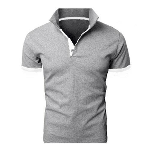 Men Summer Stritching Men's Shorts Sleeve Polo - LuxNovaHub 