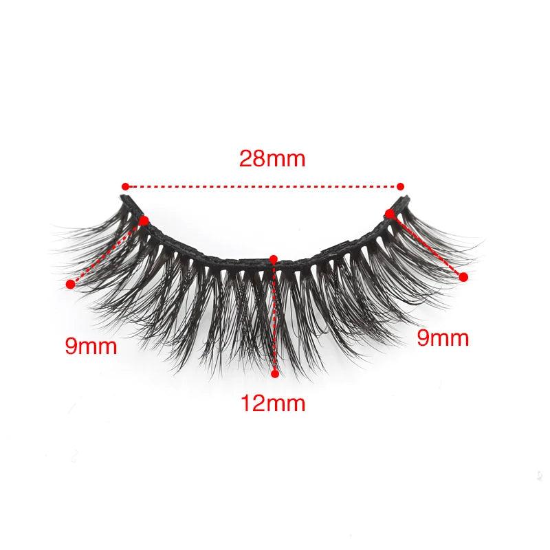 Magnetic Lash Kit - 3D Mink Lashes & Waterproof Magnetic Eyeliner for All-Day Glam