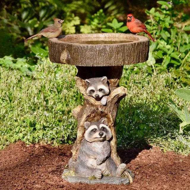 Garden Decoration Resin Birdbath - LuxNovaHub 