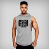 Men Summer Fitness Clothing Bodybuilding Hoody - LuxNovaHub 