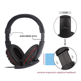 Comfortable USB Wired Stereo Micphone Headphone - LuxNovaHub 