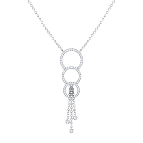 Chandelier Circle Trio Bolo Adjustable Diamond - LuxNovaHub 