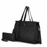 Shelby Satchel Handbag with Wallet Vegan Leather - LuxNovaHub 