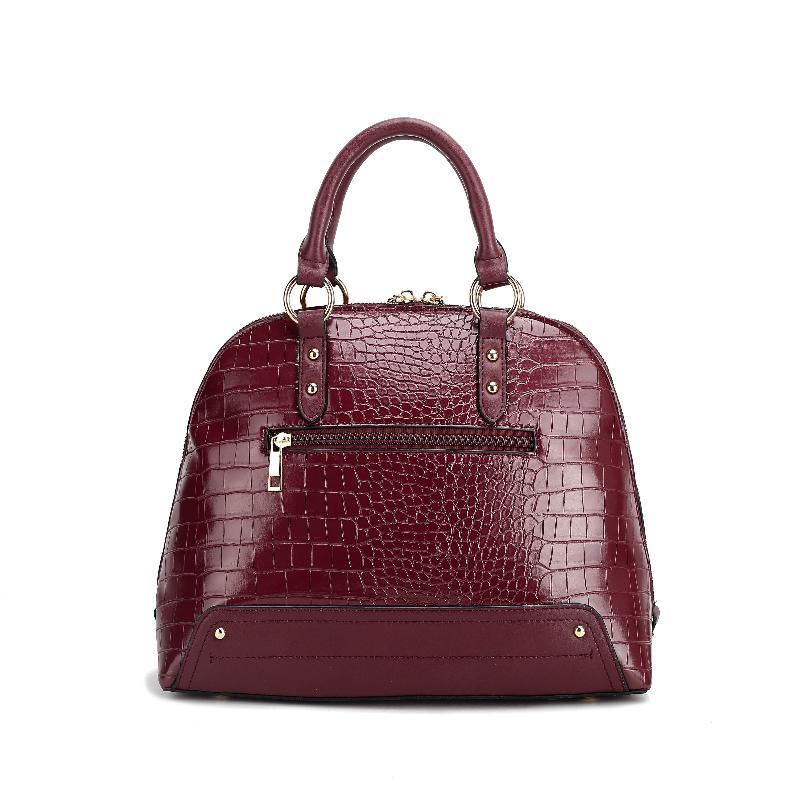 Nora Premium Croco Satchel Handbag For Women - LuxNovaHub 