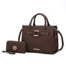 Leather Women Tote Bag with Wallet - LuxNovaHub 