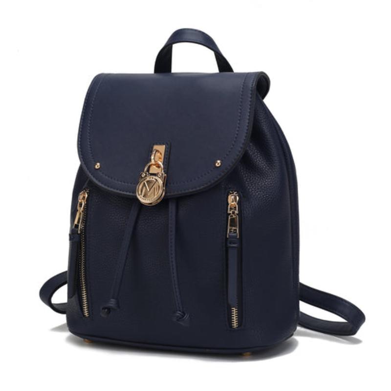 Xandria Vegan Leather Women Backpack - LuxNovaHub 