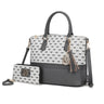 Print Women Tote Bag with matching Wristlet - LuxNovaHub 