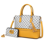 Print Women Tote Bag with matching Wristlet - LuxNovaHub 