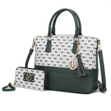 Print Women Tote Bag with matching Wristlet - LuxNovaHub 