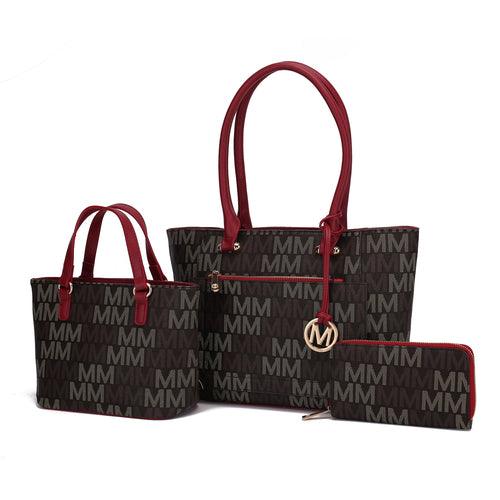 Lady II M Signature Tote & Wallet Set - LuxNovaHub 