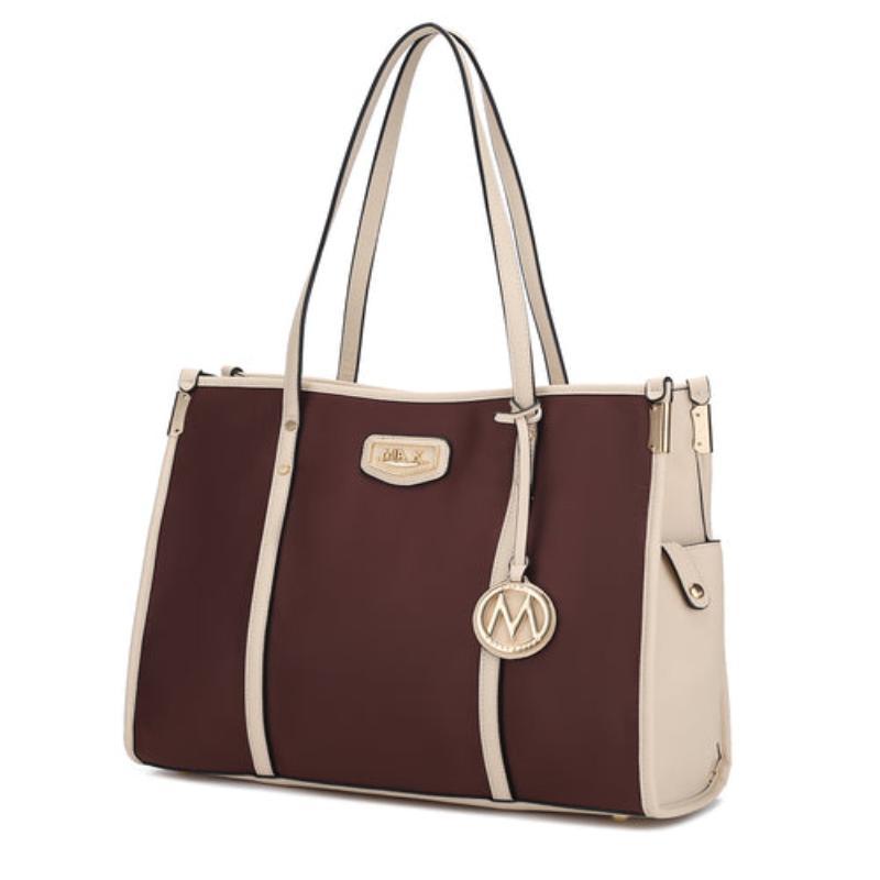 Kindred Oversize Tote Handbag Vegan Leather Women - LuxNovaHub 