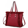 Tote Handbag Vegan Leather Women - LuxNovaHub 