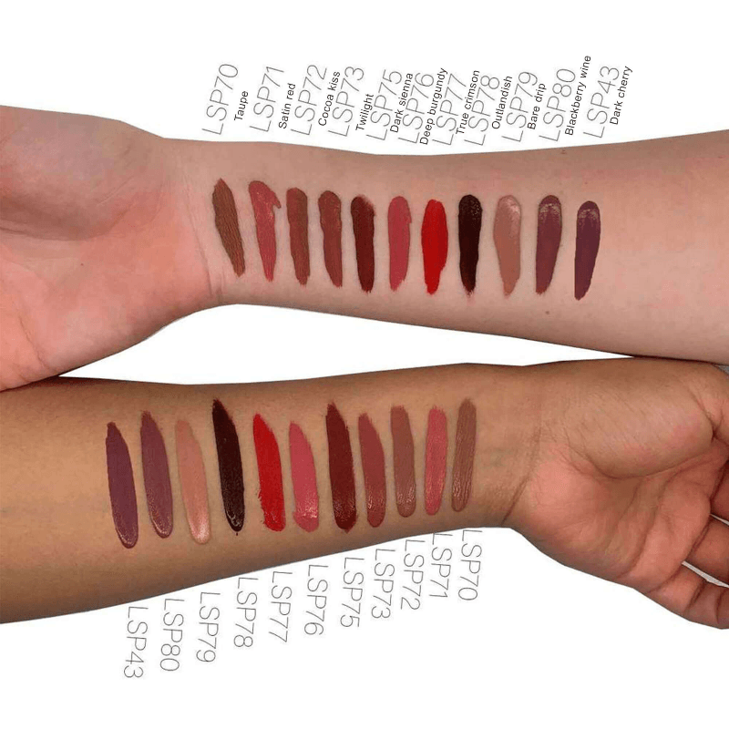 Matte Lip Stain - True Crimson - LuxNovaHub 