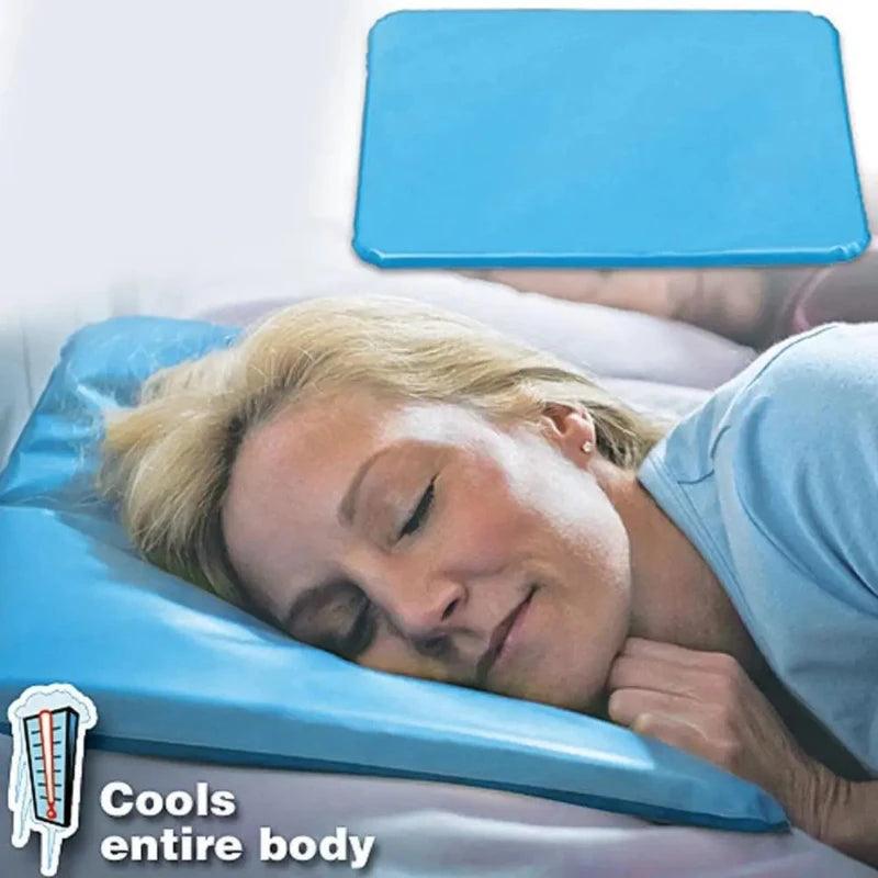 Cooling Gel Pillow Chilled Natural Pillow Sleeping - LuxNovaHub 