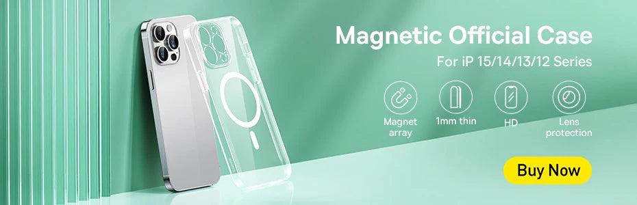 Lucent Magnetic Hard PC Clear Case for iPhone - LuxNovaHub 