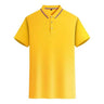 Customized LOGO Polo T-Shirt Men Summer - LuxNovaHub 