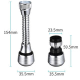 360° Adjustment Kitchen Faucet Extender - LuxNovaHub 