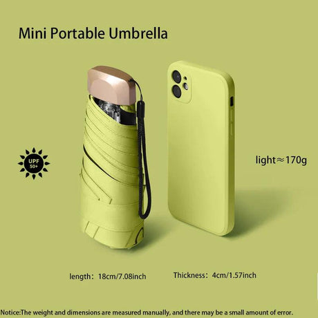 Outdoor Mini Sun Umbrella UV Protection - LuxNovaHub 