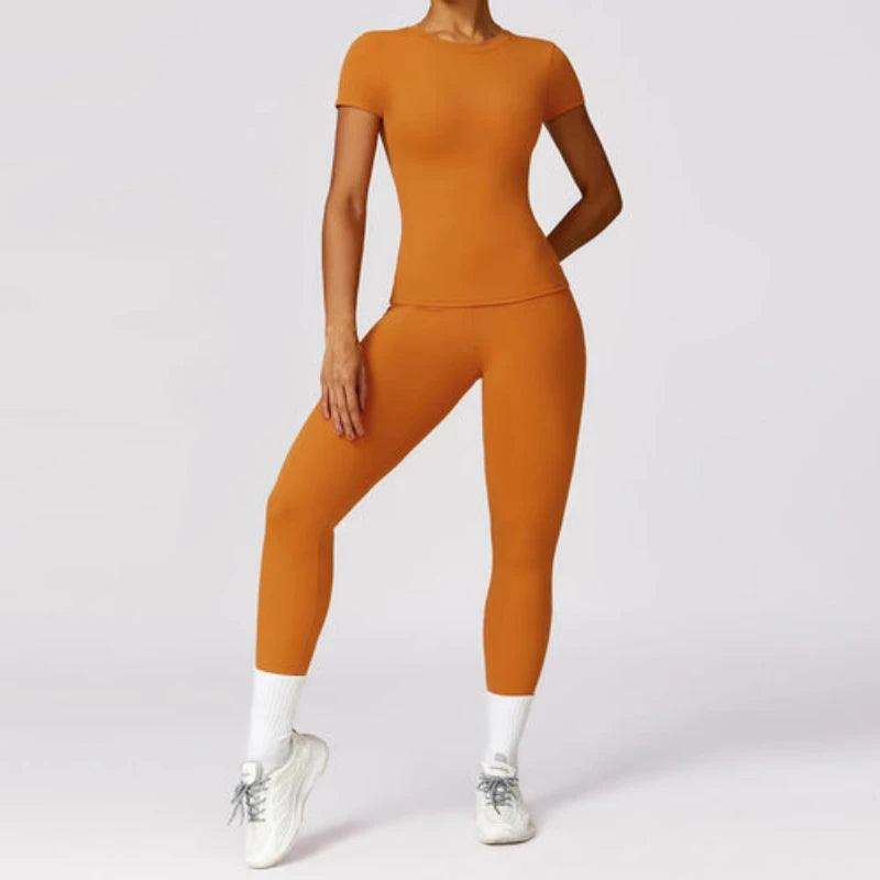 Yoga Set 2 Pieces Women Tracksuits Workout - LuxNovaHub 