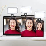 Portable LED Selfie Fill Light - LuxNovaHub 