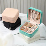 Portable Mini Jewelry Storage Box - LuxNovaHub 